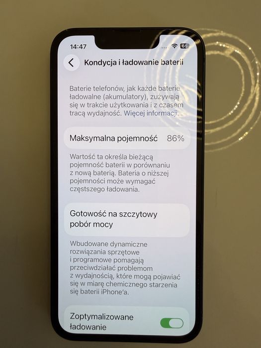 iPhone 13 Mini 128 GB bateria 86% jak nowy