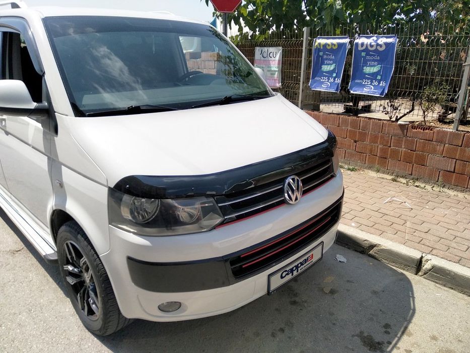 Дефлектор капота EuroCap для Volkswagen T5 2010-2015 гг. Поликарбонат