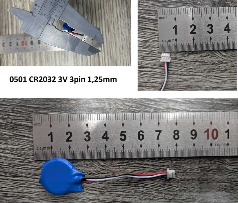Батарейки BIOS CR2032 2pin 1,25mm / CR2032 2pin 1mm CR2032 3V БІОС