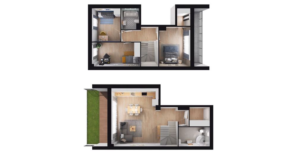 4-pokojowe mieszkanie 92m2 + ogródek Bez Prowizji