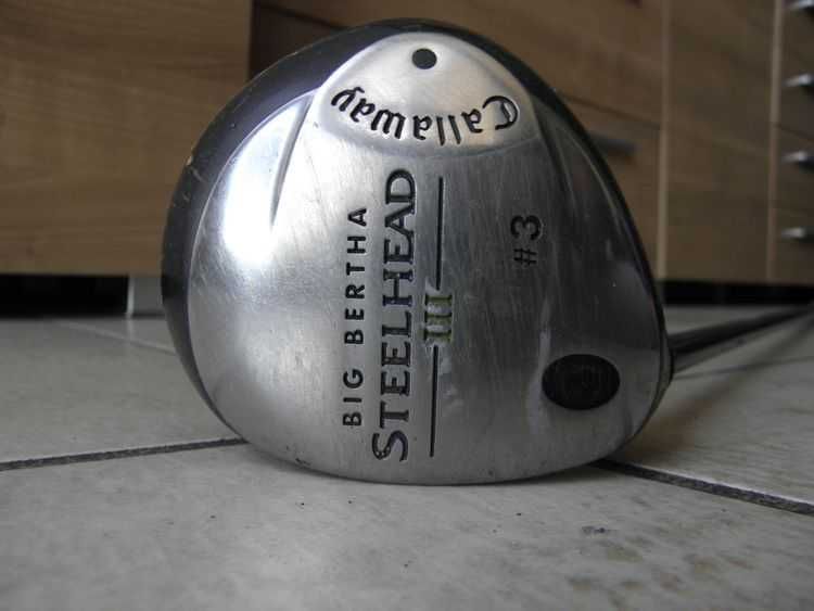 Kij do golfa driver Callaway big bertha steelhead III nr 3 LEWA headco