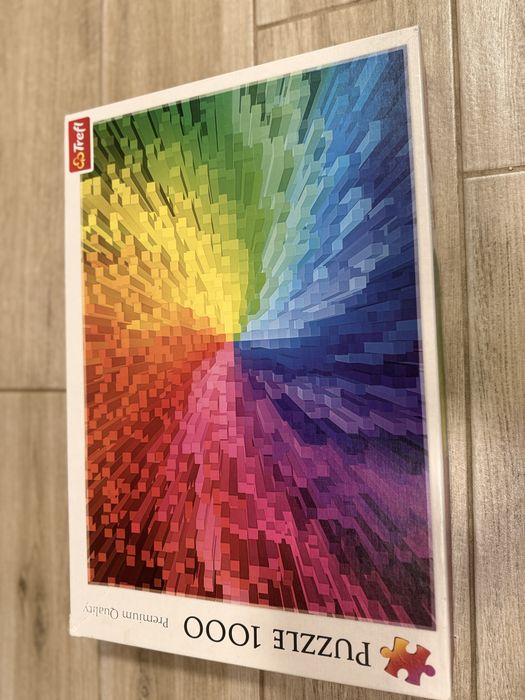 Пазли Trefl 1000 елементів Райдужна абстракція (Rainbow) вживані