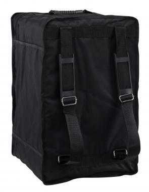 Cajon e saco de proteção e transporte.