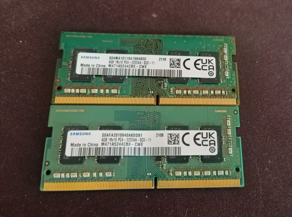 Пам'ять до ноутбука. So-Dimm Samsung DDR4, 4gb, 3200, 1.2V