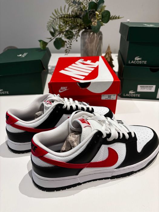 Nike Dunk Low Retro "Red Swoosh Panda" - Tamanho 43 | NOVOS
