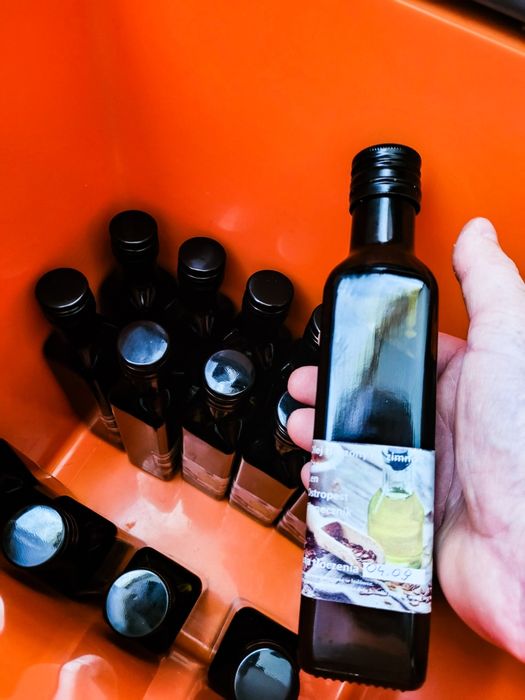 Olej lniany tłoczony na zimno