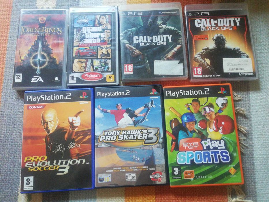 Bundle of Various Games for PS2, PS3, and PSP64171264754689120