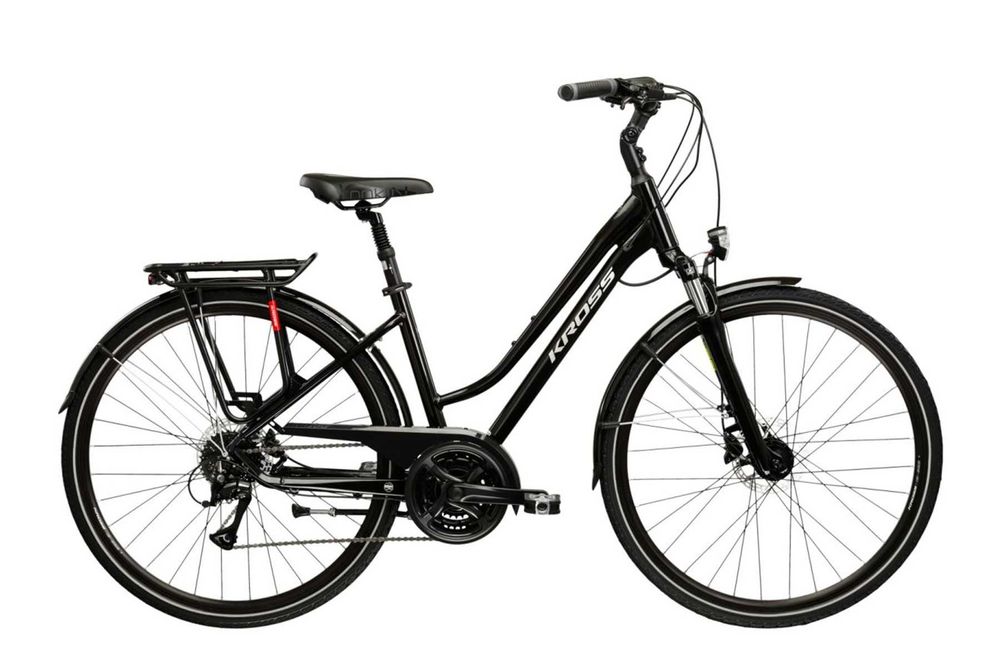 Rower trekkingowy KROSS Trans 4.0 D Czarny 28"