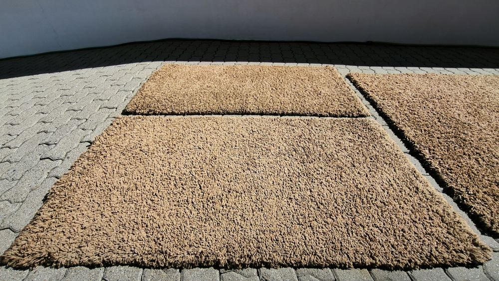 Conjunto de 2 tapetoes (150x78) e 1 carpete (200x138)
