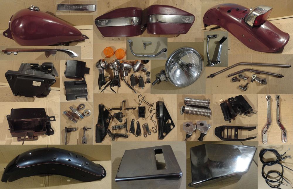 Honda Rebel CMX 250 CM 125 бак крыло фара подножки лапка крепления