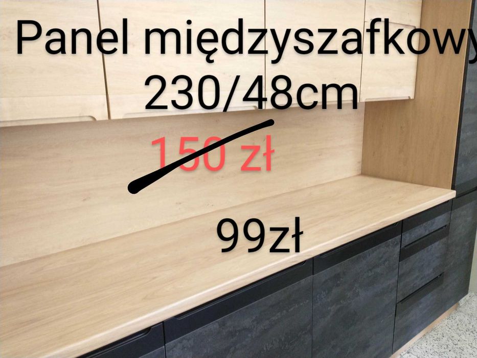 Panel międzyszafkowy z płyty