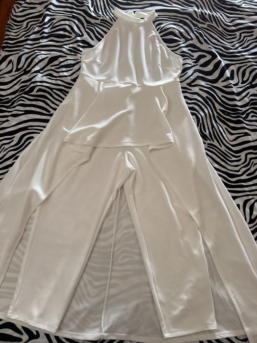 Macacão branco com cauda