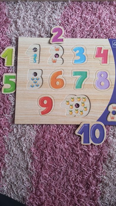 Puzzle cyferki duże