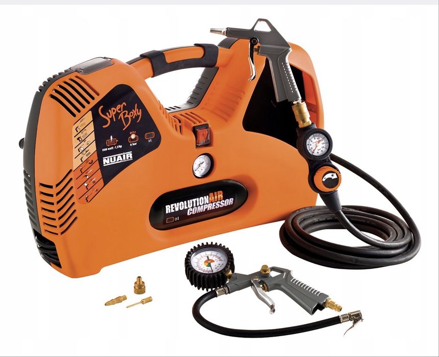 Przenośny Kompresor NUAIR Revolution Air Super Boxy 1100W 8 bar