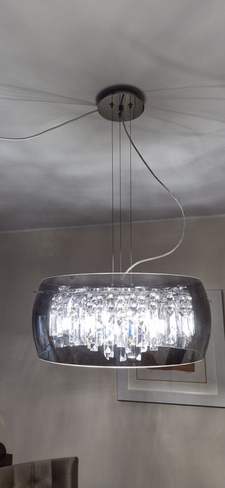 Candeeiro de teto suspenso Vapore 8 lâmpadas G9