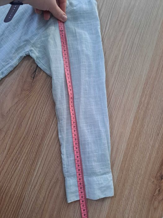 Koszula damska Stradivarius M miętowa, bawełniana, oversize