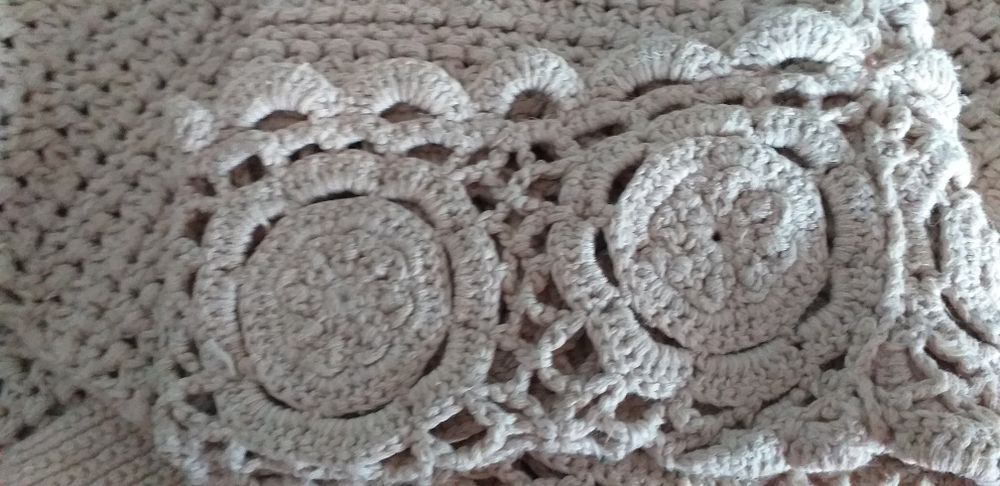 Piękny , oryginalny ,damski sweter  ,  jasny beż - bawełna 100%