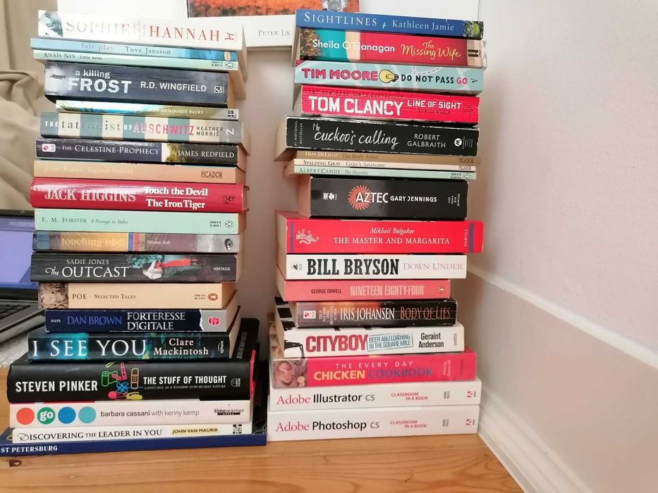 Livros em inglês|Books in English - 38 livros por 45€|38 books for 45€