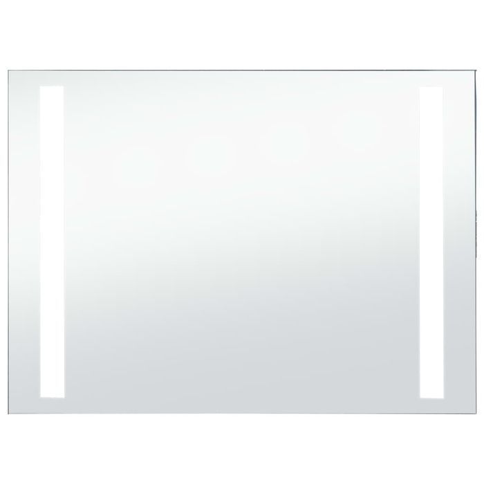 Vidaxl Ścienne Lustro Łazienkowe Z Led, 100 X 60 Cm