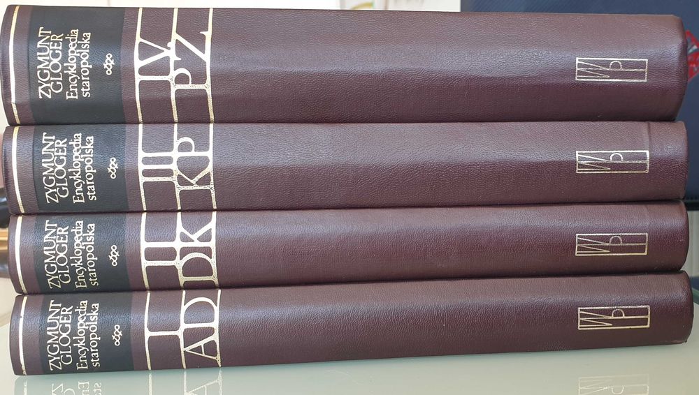 Encyklopedia staropolska Zygmunt Gloger 4 tomy używana