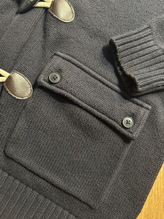 Casaco Malha com capuz de pêlo