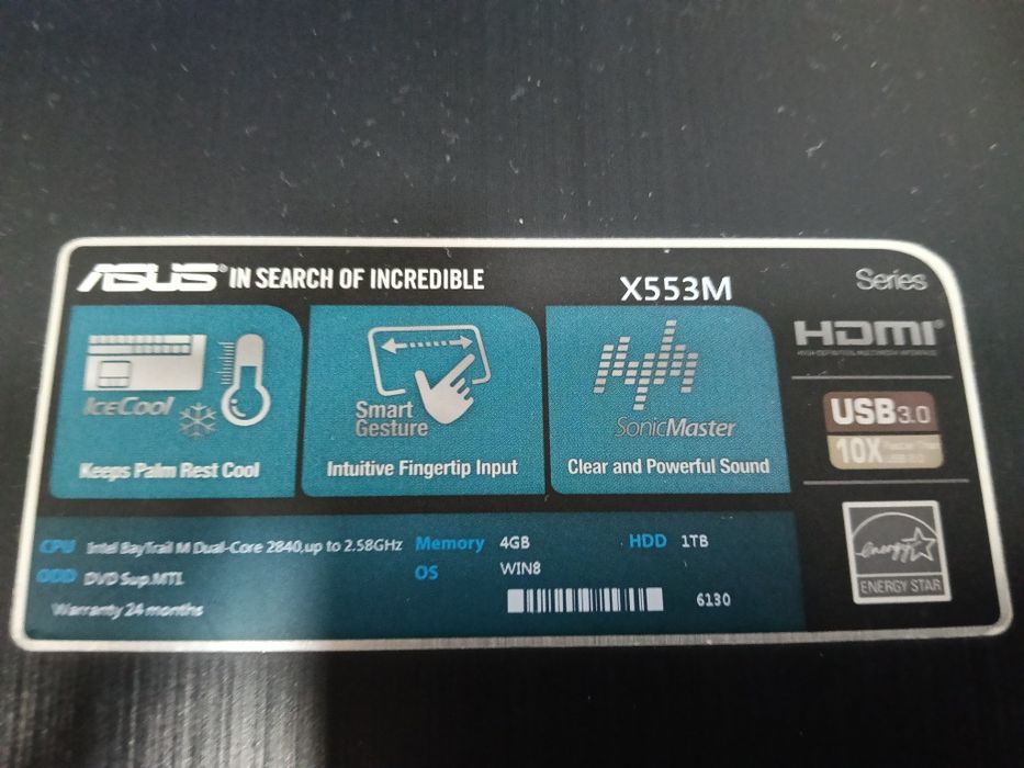 Vendo ASUS series s553m