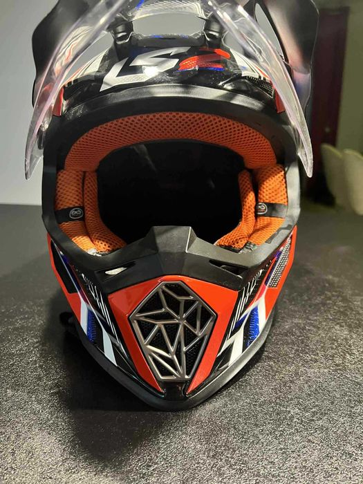 Kask motocyklowy dziecięcy enduro LS2 MX437J