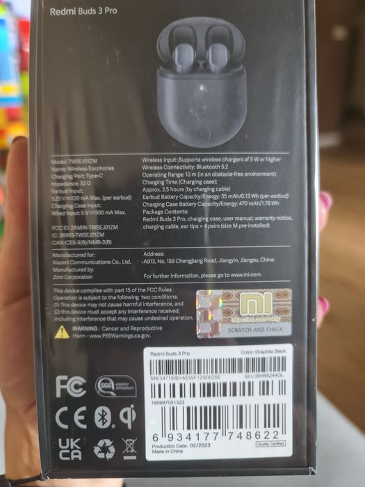 Xiaomi Redmi Buds 3 Pro Black
