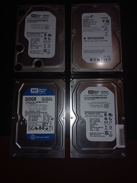 Discos rigidos 500Gb e 320GB