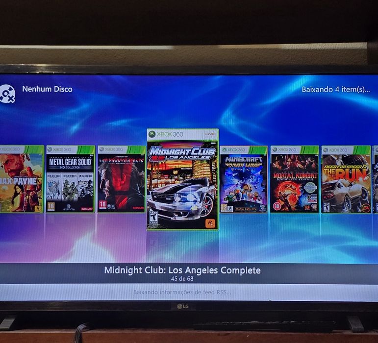 Xbox360 super slim  500 gb  desbloqueada  .