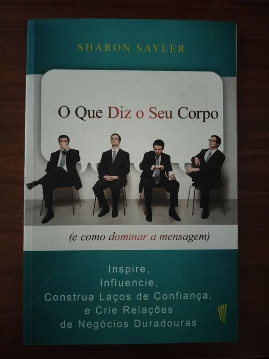 Livro "O que diz o seu corpo" de Sharon Sayler (NOVO)