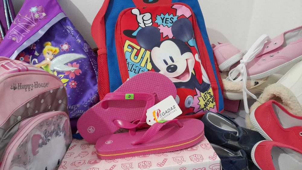 Chinelos Havaianas Criança Rosa 30