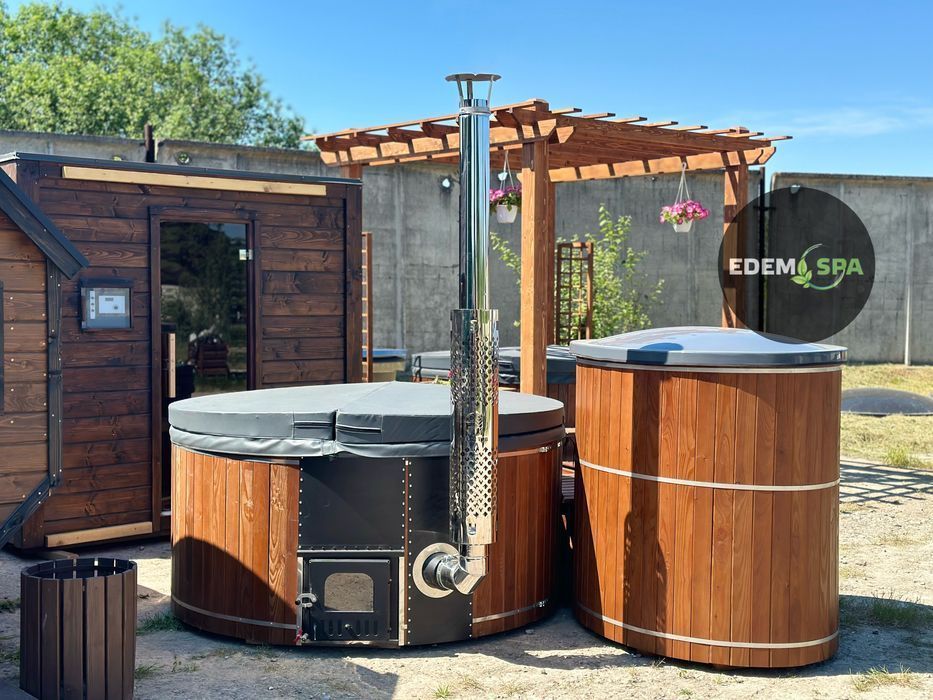 Спа купіль! Ванна джакузі! Чан з джакузі! Чан на дровах! Баня