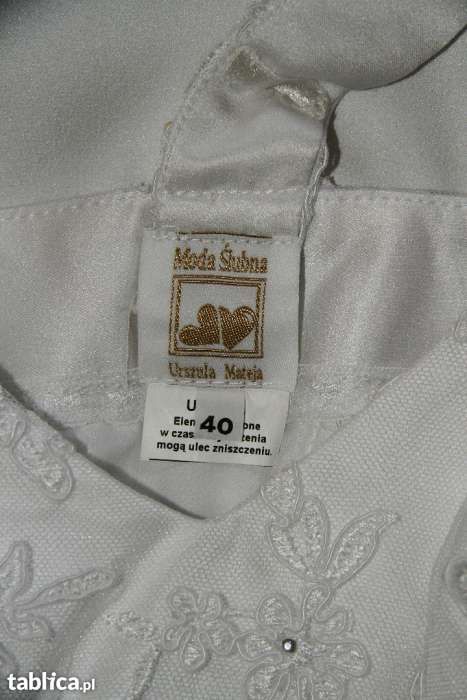 Suknia ślubna, rozm.40
