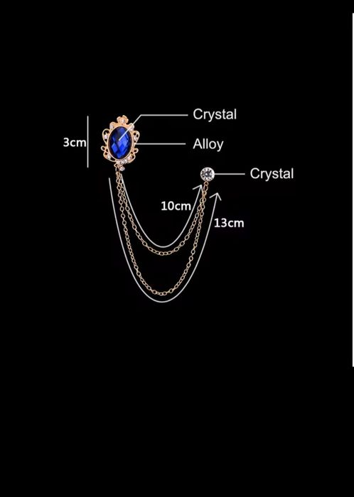 Przypinka broszka męska do garnituru