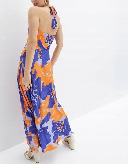 B.P.C sukienka z dekoltem halter kolorowa r.40/42