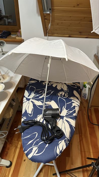 Zestaw lamp bezcieniowe parasolki