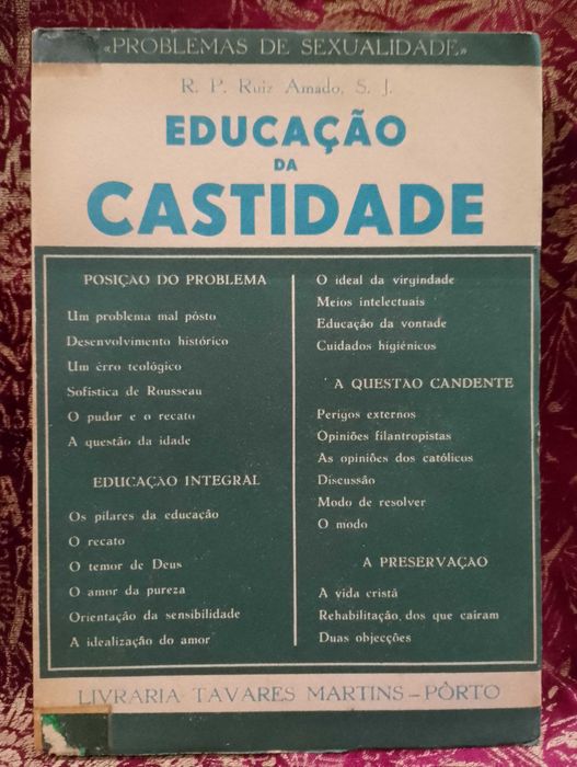 Educação da Castidade 1944 R. P. Ruiz Amado