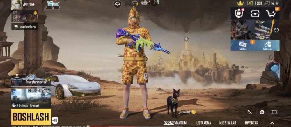 Жир аккаунт в пабг.