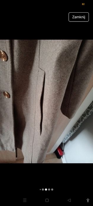 Płaszcz damski XL Liz Claiborne 62% wełna