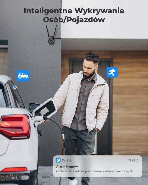 Kamera Zewnętrzna Reolink RLC 510WA 5mpx 2,4/5 GHz Wifi Tryb nocny