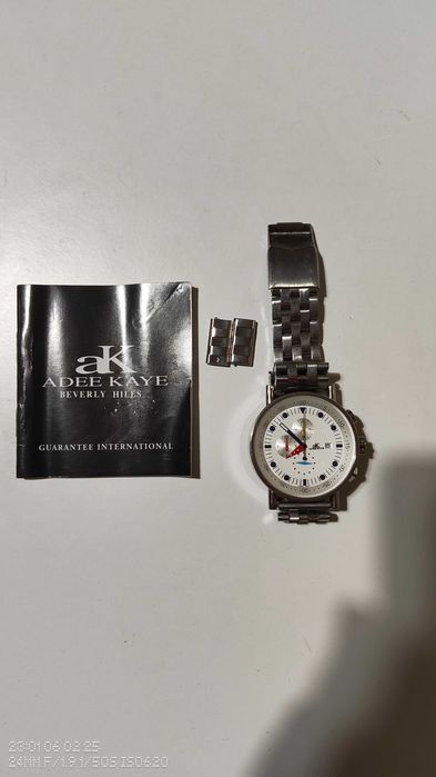 Adee Kaye # AK2268SS-30 Quartz Chronograph