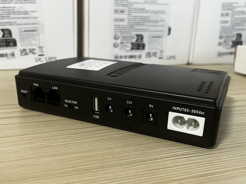 ДБЖ Безперебійники для роутера UPS 12000 mAh (4x3000 mAh)
