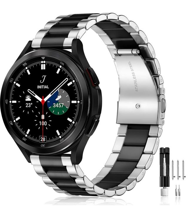 Pasek stalowy Anlinser do Samsung Galaxy Watch 4/5/6/Ultra