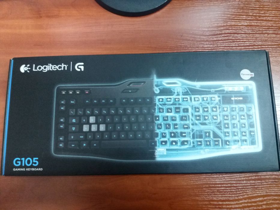 LED МЕМБРАННА Клавиатура Logitech Gaming Keyboard G105 RUS USB blac