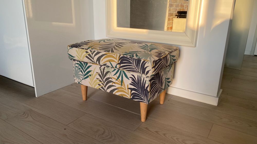 Pufa podnóżek Ikea Strandmon stan idealny