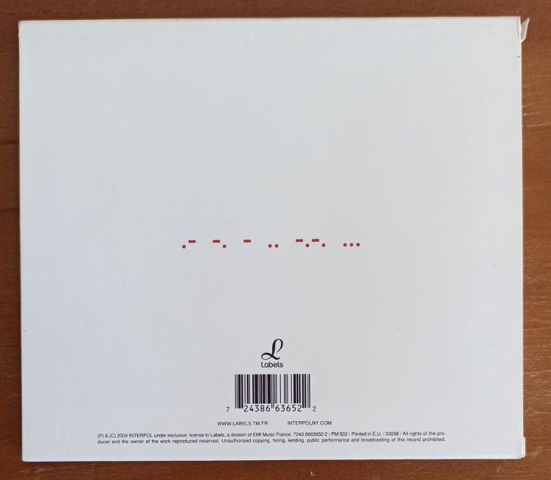 Interpol - Antics (CD)443745099894630401