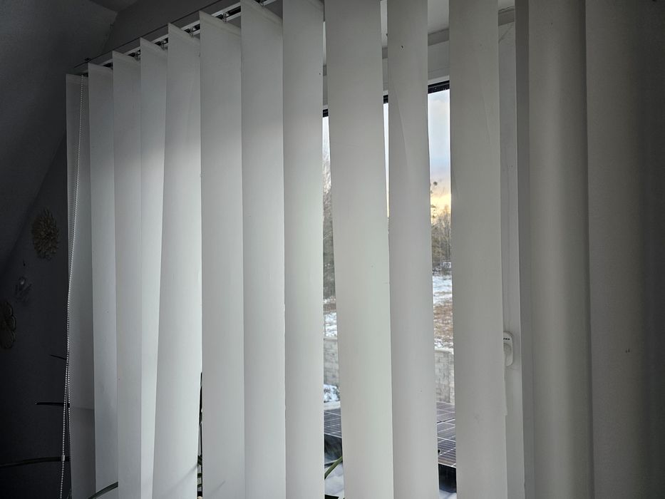 Rolety pionowe,  żaluzje