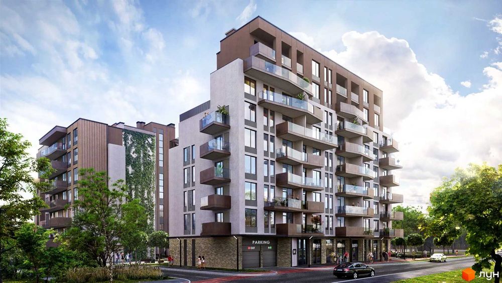 Двокімнатна квартира в житловому містечку Lizrome