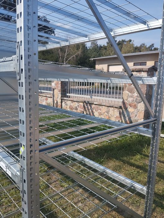 Regał na zderzaki ocynkowany